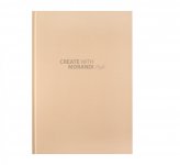 Книга канцелярська MORANDI STYLE, А4, 96 арк., клітинка, офсет, тв. лам. обкл., капучино