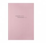 Книга канцелярська MORANDI STYLE, А4, 96 арк., клітинка, офсет, тв. лам. обкл., пудрова