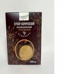 Цукор коричневий, нерафінований тростинний 500г, коробка