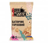 Батончик горіховий 40г Food Mission