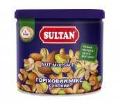 Горіховий мікс солоний, З/Б, 120г ТМ Sultan