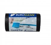 Пакети для сміття 35л30шт, 450*580мм, міцні чорні, 14мкм ПВТ (LDPE), BUROCLEAN EuroStandart