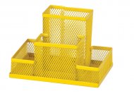 Приладдя настільне 153x102x100мм, металеве, жовтий, KIDS Line