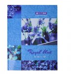 Книга канцелярська BOHO CHIC, А4, 96 арк., клітинка, офсет, тверда ламінована обкладинка, синя