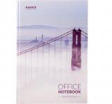 Книга записна у твердій обкладинці, San Francisco. Формат А4, 192 аркуші у клітинку.