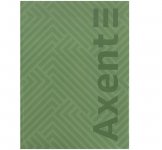 Книга записна у твердій обкладинці, Pattern, зелена. Формат А4-, 203*273 мм, 96 аркушів у клітинку.