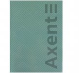 Книга записна у твердій обкладинці, Pattern, бірюзова. Формат А4-, 203*273 мм, 96 аркушів у клітинку.